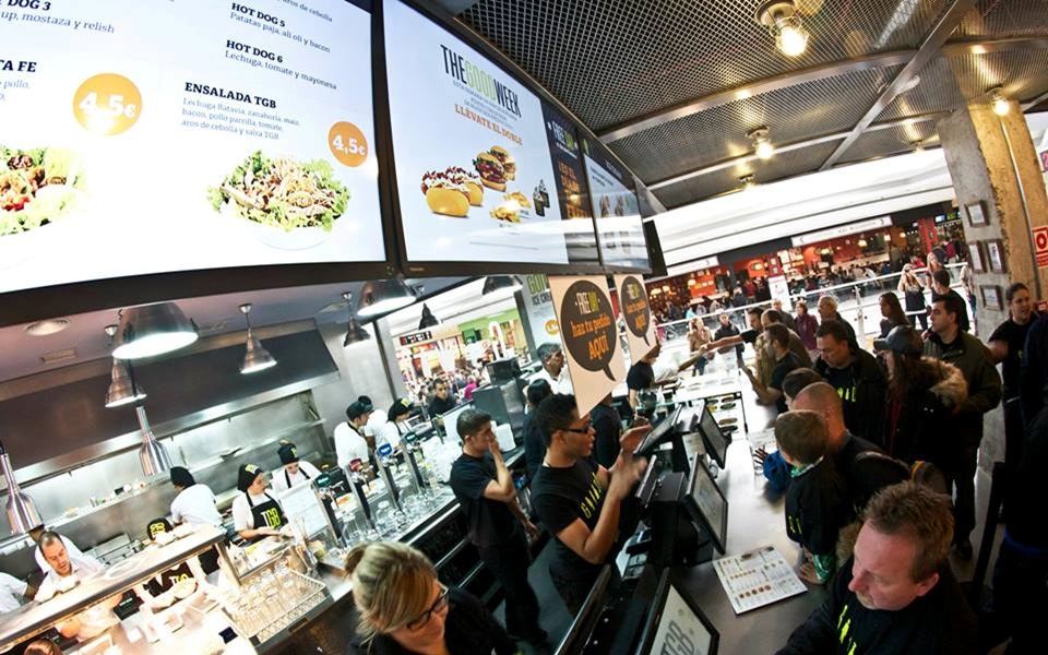 Digital Menu Board Menu Board Digital para Restaurantes de Comida Rápida