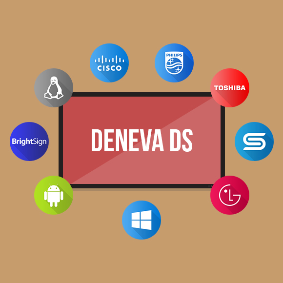 DENEVA es compatible con varios tipos de Players