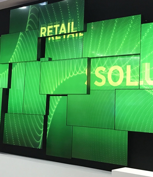 Digital Signage » Anamorphic Video Wall by DENEVA